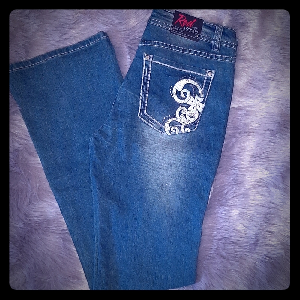 Red Label London, BNWT, bootcut jean's,